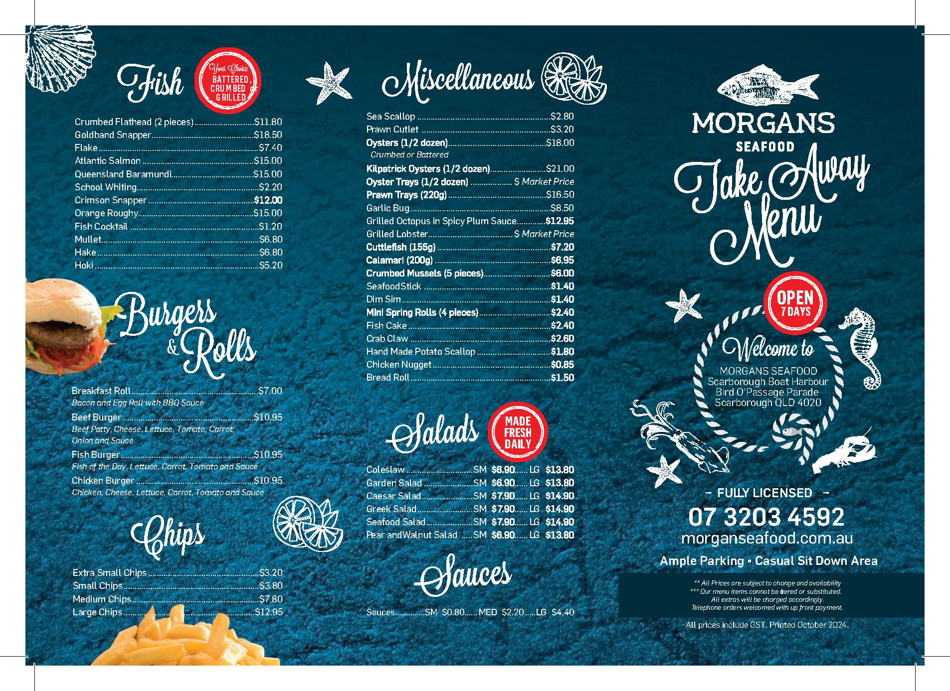 113851 Morgans Seafood Takeaway Menu DL2025p_Page_1
